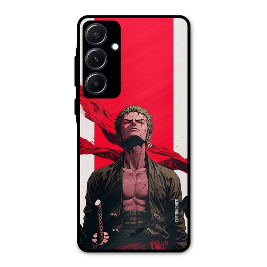 Calm Zoro Samsung Galaxy A55 5G Mobile Back Cover - Anime PrintShield Case
