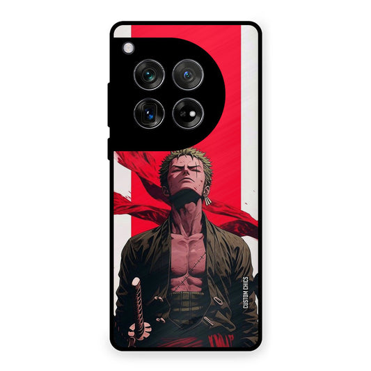 Calm Zoro OnePlus 12 Mobile Back Cover - Anime PrintShield Case