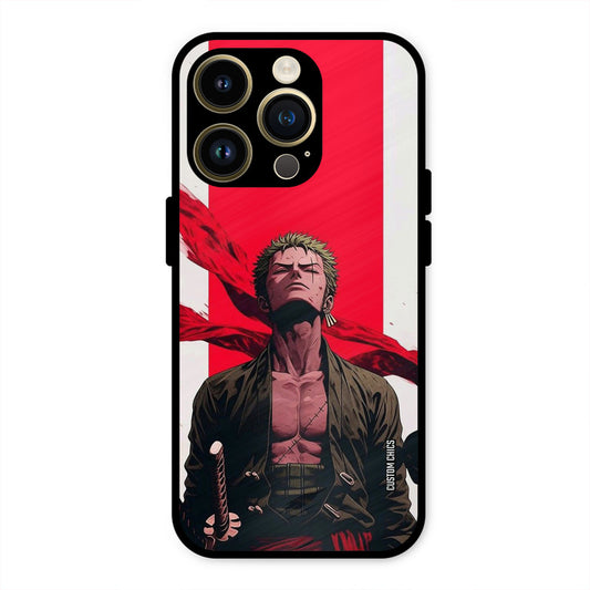 Calm Zoro iPhone 14 Pro Max Mobile Back Cover - Anime PrintShield Case