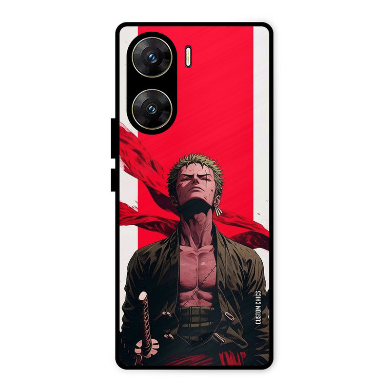 Calm Zoro Vivo V29e Mobile Back Cover - Anime PrintShield Case