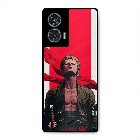 Calm Zoro Motorola Edge 50 Fusion Mobile Back Cover - Anime PrintShield Case