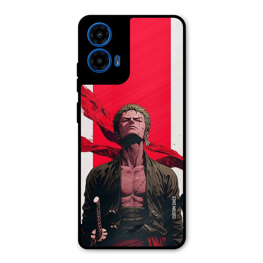 Calm Zoro Moto G45 Mobile Back Cover - Anime PrintShield Case