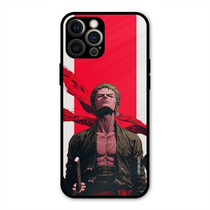 Calm Zoro iPhone 12 Pro Max Mobile Back Cover - Anime PrintShield Case