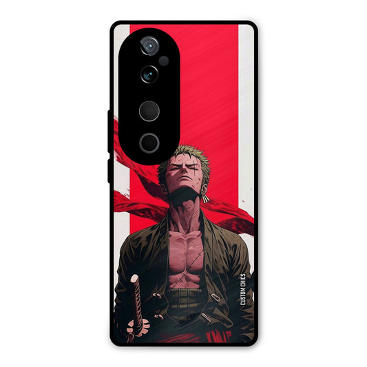Calm Zoro Vivo V40 Mobile Back Cover - Anime PrintShield Case