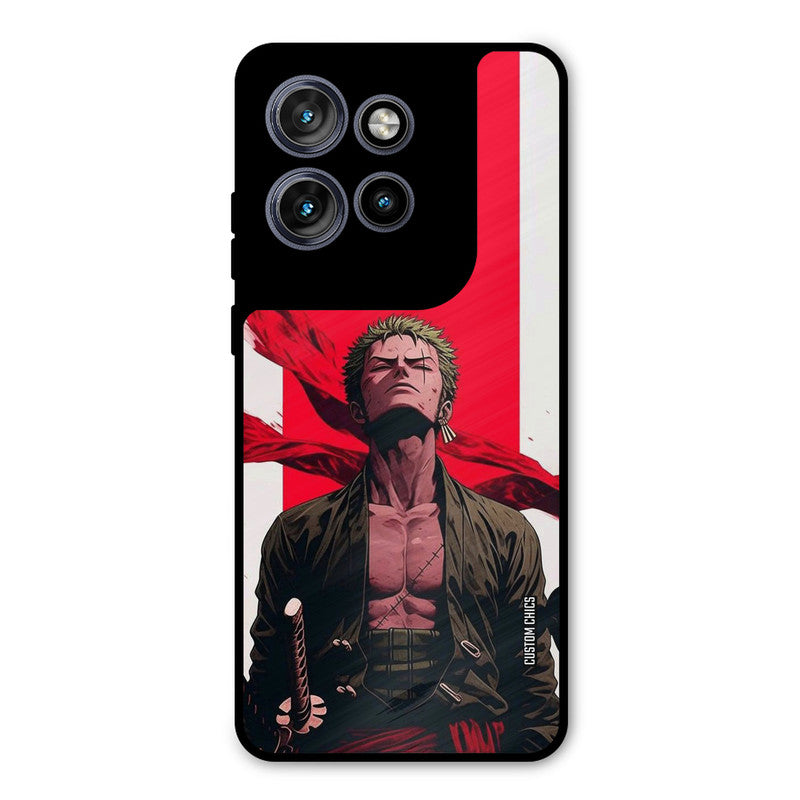 Calm Zoro Motorola Edge 50 Neo Mobile Back Cover - Anime PrintShield Case