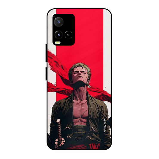 Calm Zoro Vivo Y33s Mobile Back Cover - Anime PrintShield Case
