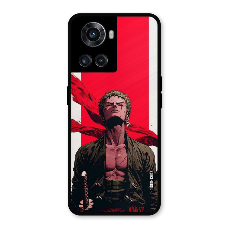 Calm Zoro OnePlus 10R Mobile Back Cover - Anime PrintShield Case
