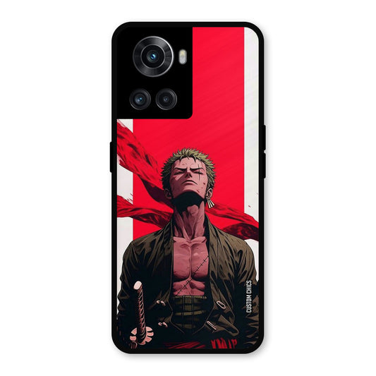 Calm Zoro OnePlus 10R Mobile Back Cover - Anime PrintShield Case
