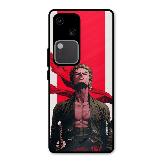 Calm Zoro Vivo V30 Mobile Back Cover - Anime PrintShield Case