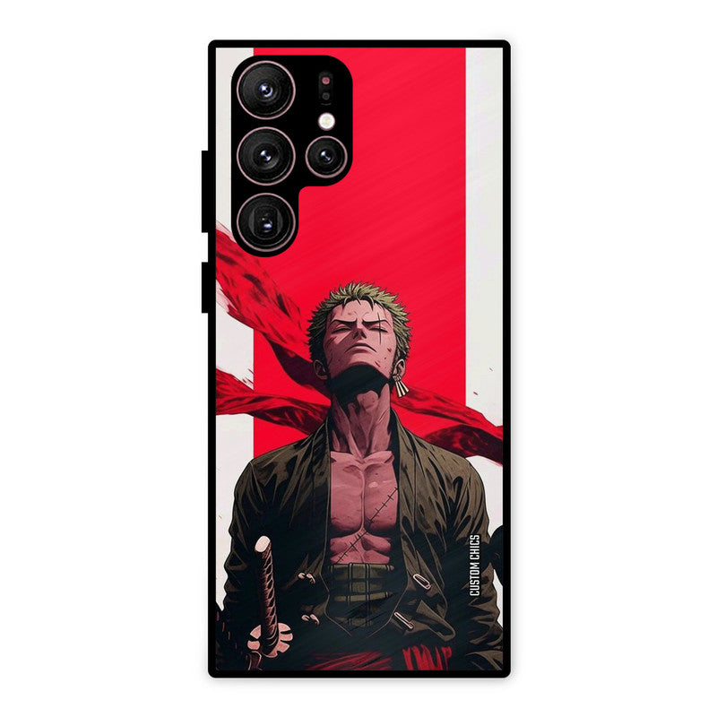 Calm Zoro Samsung Galaxy S22 Ultra Mobile Back Cover - Anime PrintShield Case