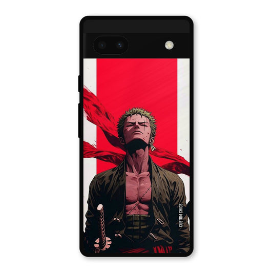 Calm Zoro Google Pixel 6a Mobile Back Cover - Anime PrintShield Case