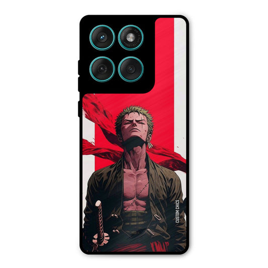 Calm Zoro Motorola Edge 60 Fusion Mobile Back Cover - Anime PrintShield Case
