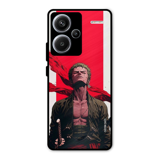 Calm Zoro Redmi Note 13 Pro Plus Mobile Back Cover - Anime PrintShield Case