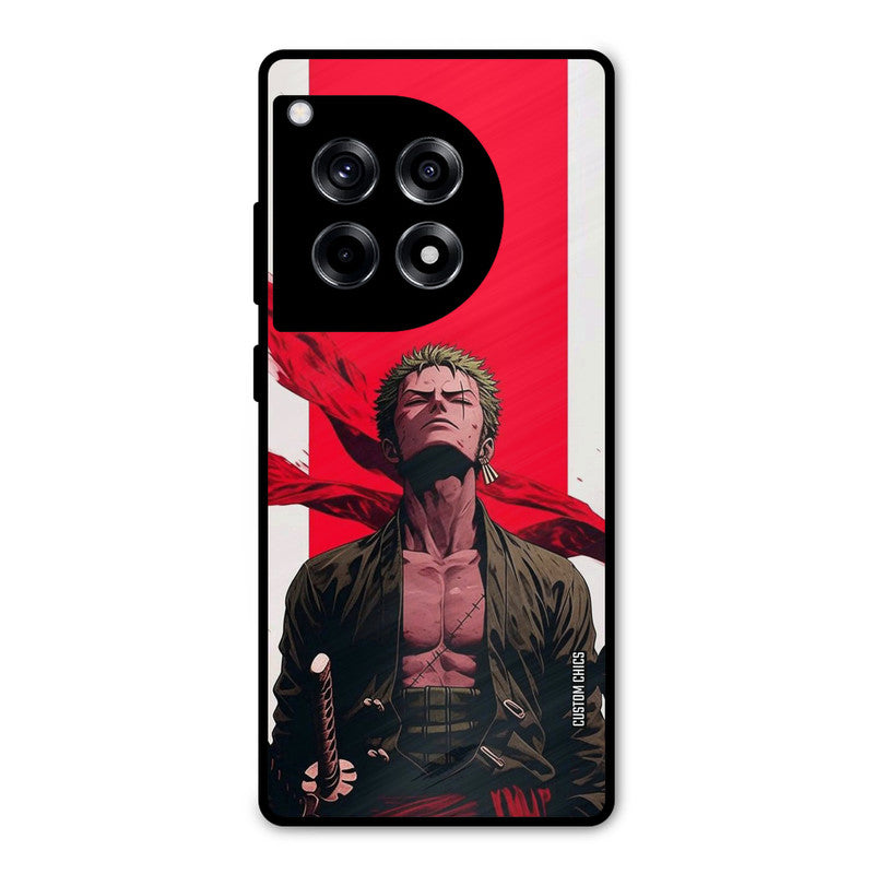 Calm Zoro OnePlus 12R Mobile Back Cover - Anime PrintShield Case