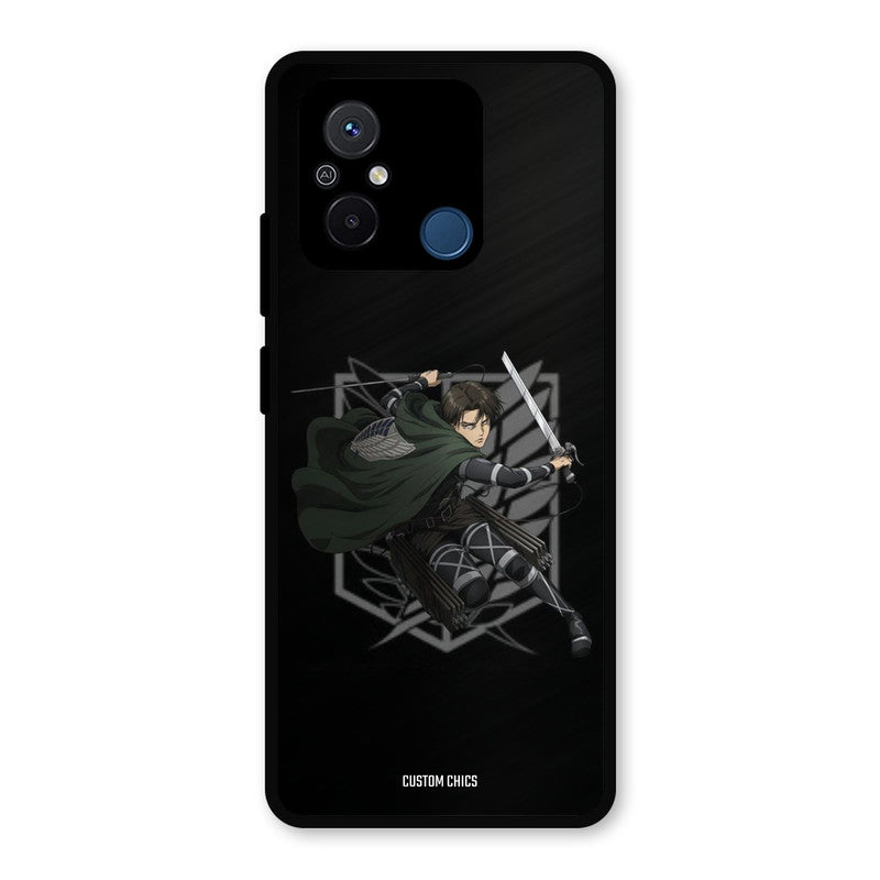 Captain Levi Redmi 12c Mobile Back Cover - Anime PrintShield Case