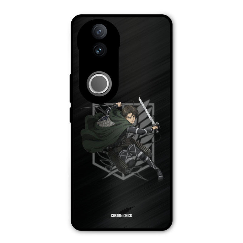 Captain Levi Vivo V50e Mobile Back Cover - Anime PrintShield Case