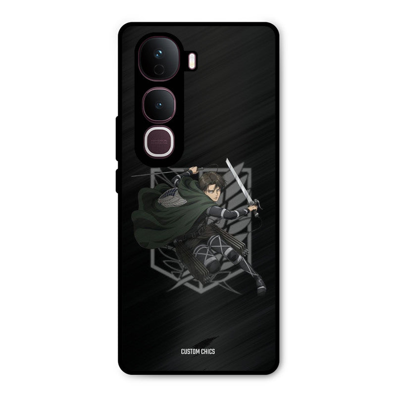 Captain Levi Vivo Y400 Pro Mobile Back Cover - Anime PrintShield Case