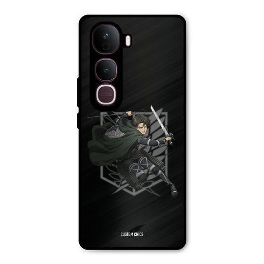 Captain Levi Vivo Y400 Pro Mobile Back Cover - Anime PrintShield Case