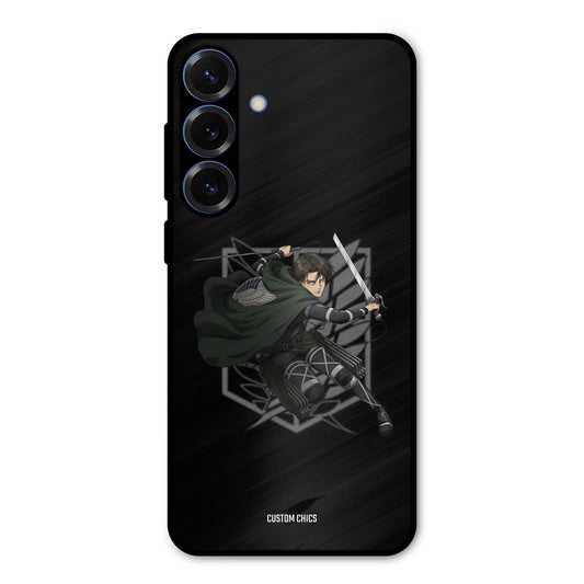 Captain Levi Samsung Galaxy S25 Plus Mobile Back Cover - Anime PrintShield Case