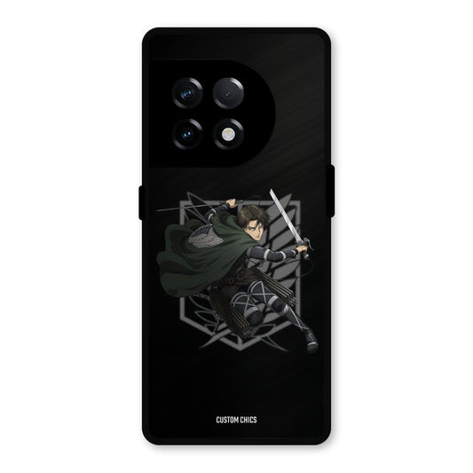 Captain Levi OnePlus 11R Mobile Back Cover - Anime PrintShield Case