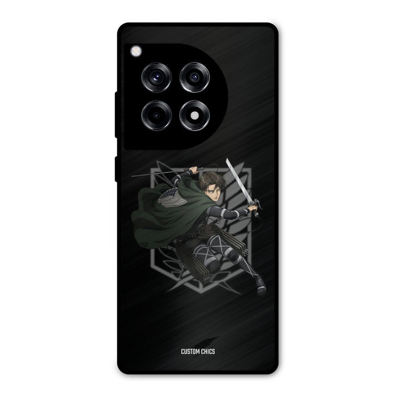 Captain Levi OnePlus 12R Mobile Back Cover - Anime PrintShield Case