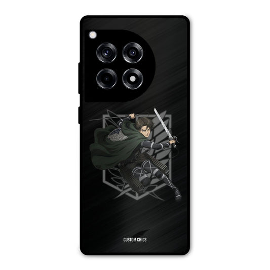 Captain Levi OnePlus 12R Mobile Back Cover - Anime PrintShield Case