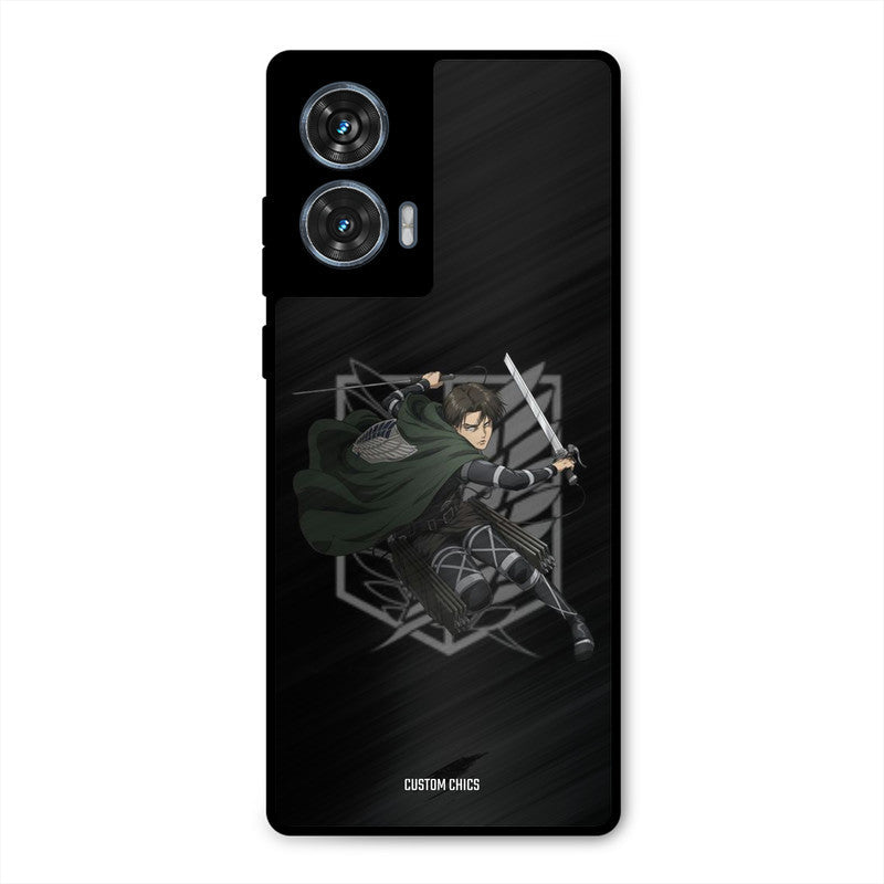 Captain Levi Moto G96 Mobile Back Cover - Anime PrintShield Case