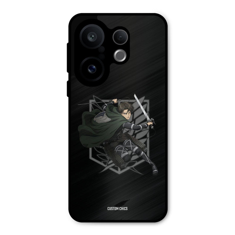 Captain Levi Vivo X200 FE Mobile Back Cover - Anime PrintShield Case