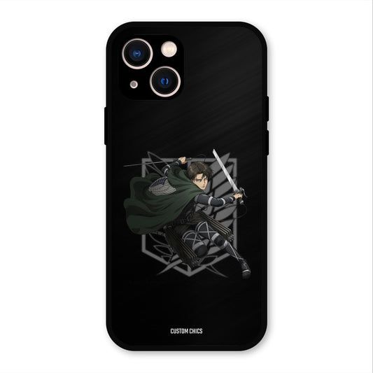 Captain Levi iPhone 13 Mobile Back Cover - Anime PrintShield Case