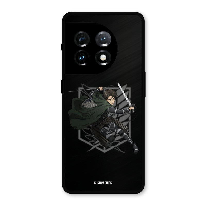 Captain Levi OnePlus 11 Mobile Back Cover - Anime PrintShield Case