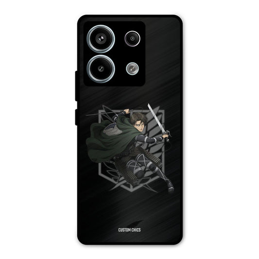 Captain Levi Redmi Note 13 Pro 5G Mobile Back Cover - Anime PrintShield Case