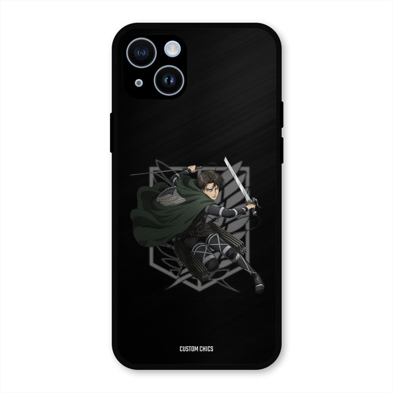 Captain Levi iPhone 14 Mobile Back Cover - Anime PrintShield Case