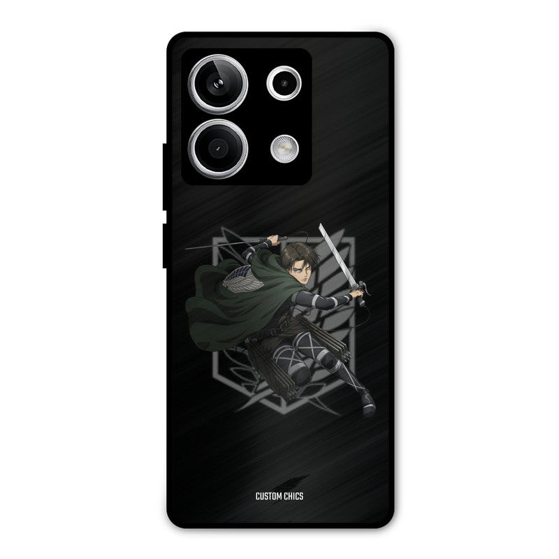 Captain Levi Redmi Note 13 5G Mobile Back Cover - Anime PrintShield Case
