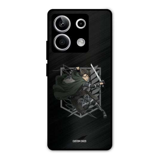 Captain Levi Redmi Note 13 5G Mobile Back Cover - Anime PrintShield Case