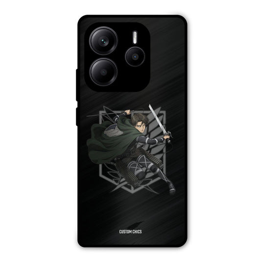 Captain Levi Redmi Note 14 Mobile Back Cover - Anime PrintShield Case
