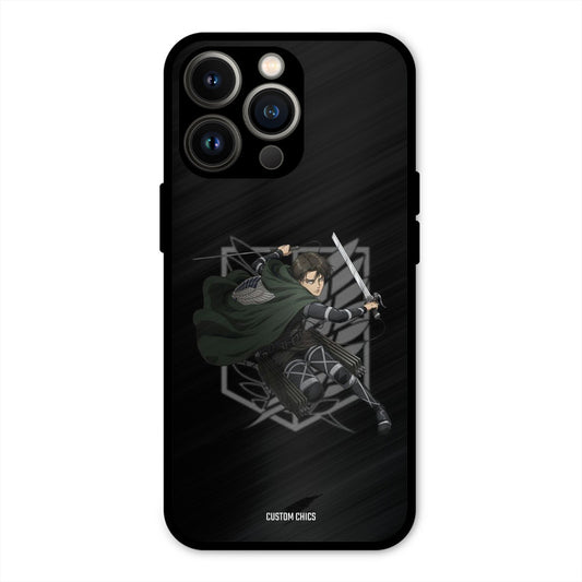 Captain Levi iPhone 13 Pro Mobile Back Cover - Anime PrintShield Case