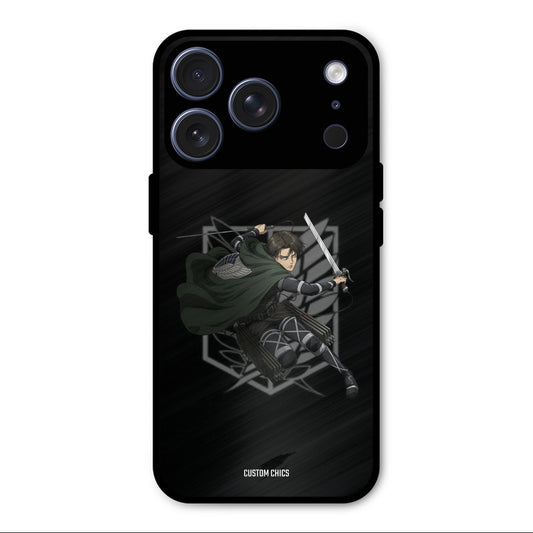 Captain Levi iPhone 17 Pro Mobile Back Cover - Anime PrintShield Case