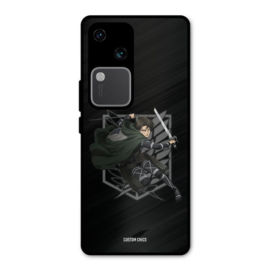 Captain Levi Vivo V30 Mobile Back Cover - Anime PrintShield Case
