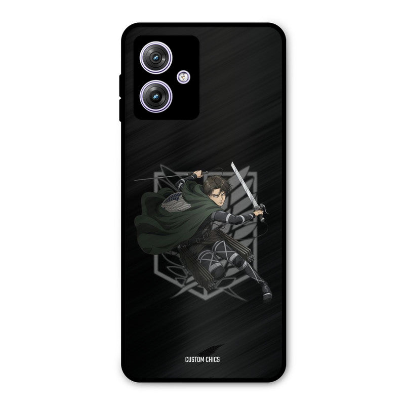 Captain Levi Moto G54 Mobile Back Cover - Anime PrintShield Case