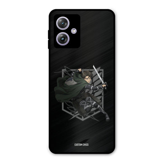 Captain Levi Moto G54 Mobile Back Cover - Anime PrintShield Case