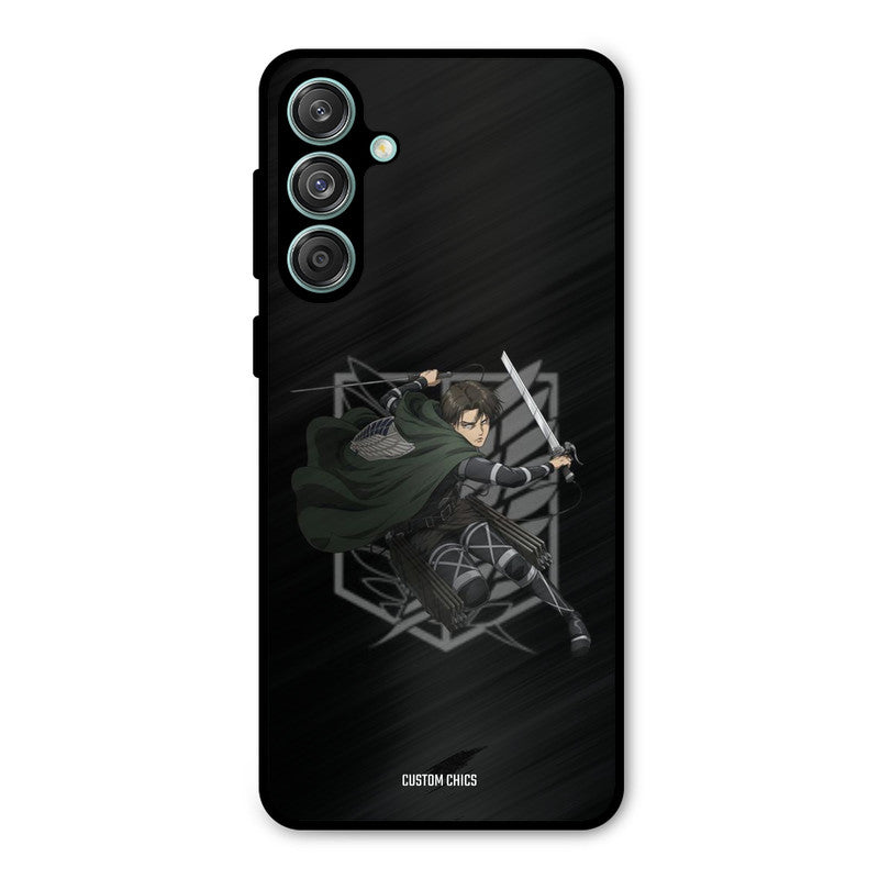 Captain Levi Samsung Galaxy M55 5G Mobile Back Cover - Anime PrintShield Case