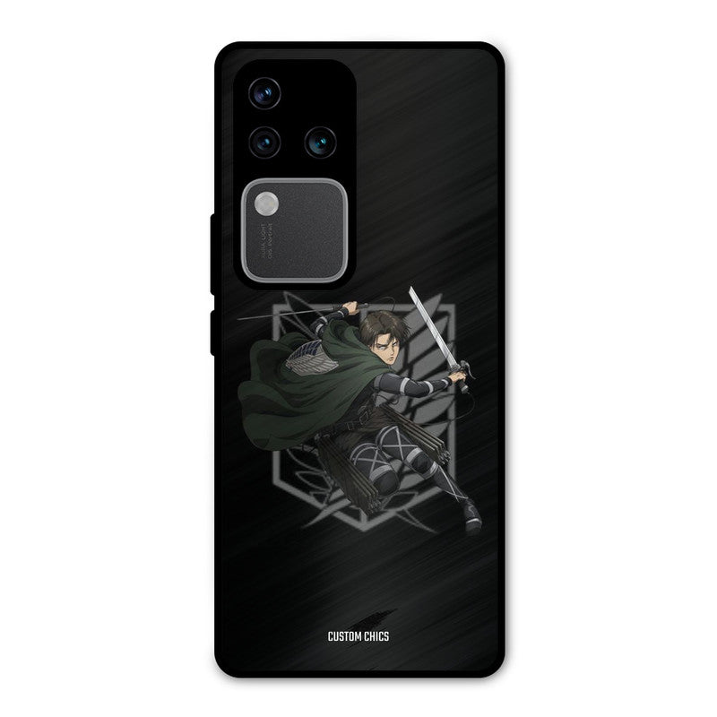 Captain Levi Vivo V30 Pro Mobile Back Cover - Anime PrintShield Case