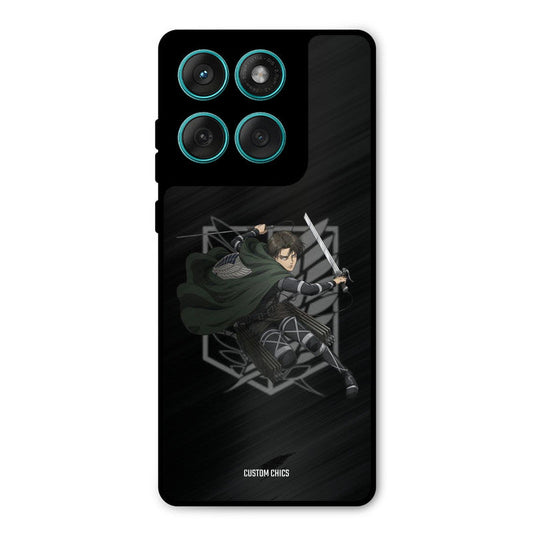 Captain Levi Motorola Edge 60 Mobile Back Cover - Anime PrintShield Case