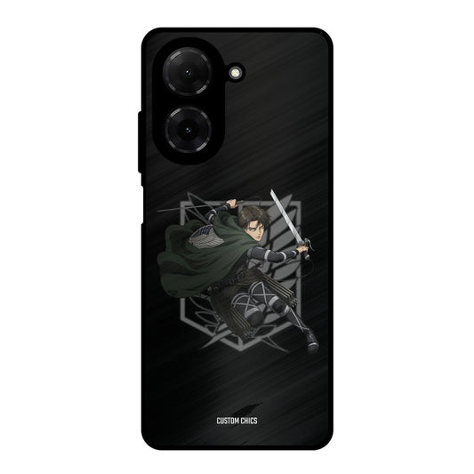 Captain Levi Poco C71 Mobile Back Cover - Anime PrintShield Case