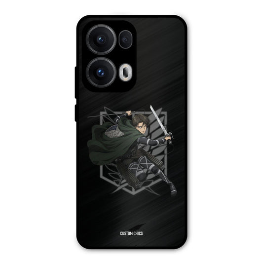 Captain Levi Oppo Reno 13 Pro 5G Mobile Back Cover - Anime PrintShield Case