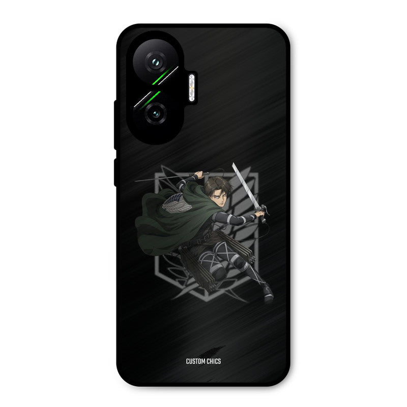 Captain Levi Poco F7 5G Mobile Back Cover - Anime PrintShield Case