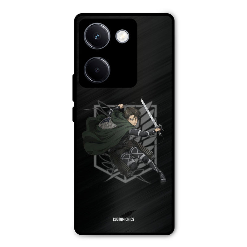 Captain Levi Vivo Y300 Plus Mobile Back Cover - Anime PrintShield Case