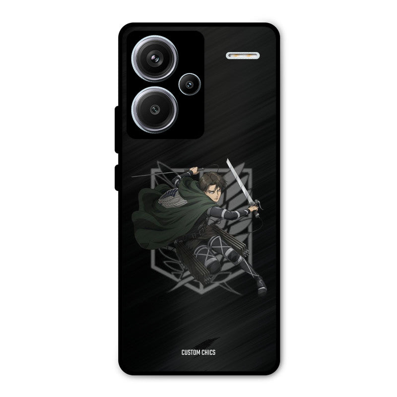 Captain Levi Redmi Note 13 Pro Plus Mobile Back Cover - Anime PrintShield Case