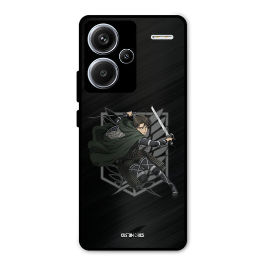 Captain Levi Redmi Note 13 Pro Plus Mobile Back Cover - Anime PrintShield Case