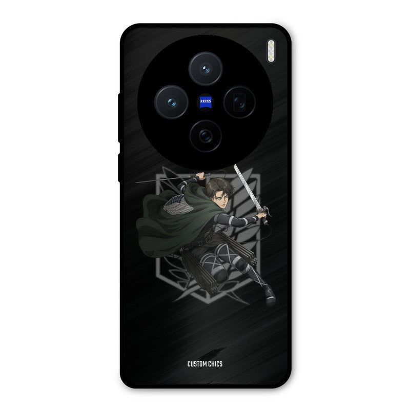 Captain Levi Vivo X200 Mobile Back Cover - Anime PrintShield Case